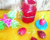 A picture of step 6 of Prickly pear fruit juice.