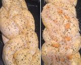 Foto del paso 8 de la receta: Pan de ajo trenzado y relleno 🍞🧀🥓