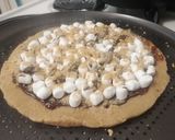 A picture of step 12 of S'mores Pizza.