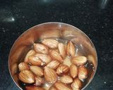 A picture of step 2 of Urad dal Pinni.