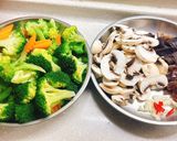 花椰菜菇菇的食譜步驟1照片