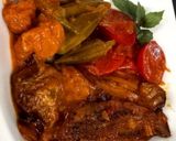عکس مرحله 2 از دستور خوراک گوجه بادمجون و بامیه