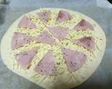 Pas rețetă Pizza double pe lipie 1 fotografie