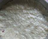 A picture of step 3 of Chhena poda.