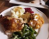 Thanksgiving Turkey beserta 6 Makanan Pendamping langkah memasak 8 foto