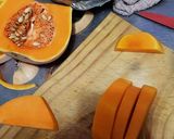 Foto del paso 1 de la receta: • SOPA DE CALABAZA Y ZAPALLO CREMOSA, ELABORADA CON LA MINIPIMER