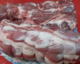 Foto del paso 1 de la receta: Aguja de cerdo asada