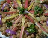 A picture of step 4 of Masala chhole.
