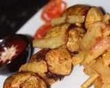 A picture of step 3 of Fried potato basket with fries 😋.