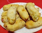 Foto del paso 6 de la receta: Banderillas de salchichas y queso