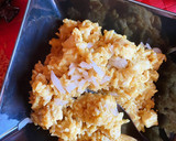 Foto del paso 4 de la receta: Arroz integral cremoso al curry con pollo y queso de cabra