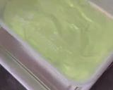 Gambar langkah 7 resipi Kek Pandan Cheese.
