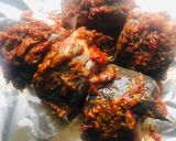 A picture of step 2 of Pan grilled fish with bell pepper sauce🌶.
