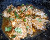 A picture of step 7 of Charsi Karahi.