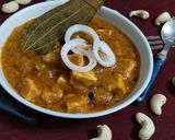 A picture of step 8 of Shahi paneer.