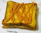 Foto langkah ke 3 dari resep Roti panggang telur keju, praktis dan cepat.