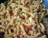 Gambar langkah 4 resipi Pasta Goreng.