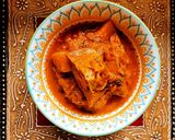 A picture of step 15 of Kathal Masala.