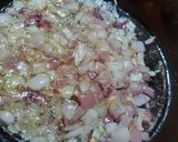A picture of step 4 of Kibbeh ✨️.