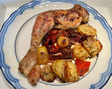 Foto del paso 3 de la receta: Pollo de corral al horno con patatas