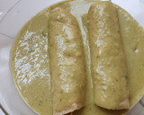 Foto del paso 8 de la receta: Enchiladas verdes cremosas