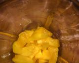 A picture of step 1 of Mango milk shake.