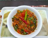 A picture of step 4 of Bhindi Masala.