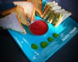 A picture of step 4 of Cold sandwich.