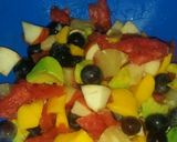 A picture of step 2 of Water Melon Jello Fruit Salad #AuthorMarathon.
