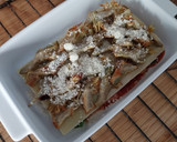 Foto del paso 9 de la receta: Lasaña de carne de hamburguesas con albahaca y alcachofas