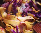 A picture of step 7 of Faux pasta.