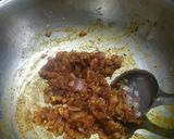 A picture of step 5 of Aloo Palak.