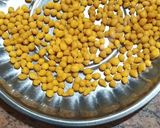 A picture of step 5 of Boondi ladoo.