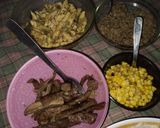 Foto del paso 4 de la receta: Fajitas de Hígado, Choclo, Pollo y carne picada