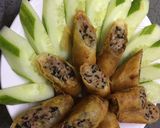 Hình bước làm 4 của món Chả giò