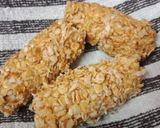 A picture of step 4 of Rawbanana,peanut crispies.