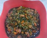 A picture of step 3 of Carrot with fenugreek leaves.