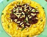 Foto del passaggio 13 della ricetta 119 • Faba greca con cipolle caramellate all'aceto balsamico e pinoli 🇬🇷