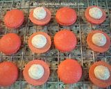 รูปขั้นตอนการทำที่ 5 ของ Raspberry Macarons
