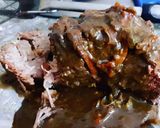 A picture of step 8 of Roast beef with brown sauce.