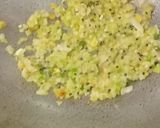 A picture of step 2 of Lal Saag Bhaja.