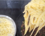 Foto del paso 7 de la receta: Spaghetti con espárragos trigueros y presa ibérica con pesto suave