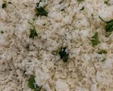 A picture of step 1 of Amla rice.