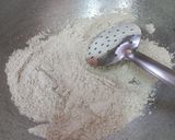 A picture of step 1 of Barley flour churma (vrat wala).