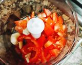 Foto del paso 7 de la receta: Relleno de calabacín acompañado con arroz blanco