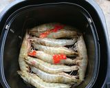 Hình bước làm 1 của món Tôm nướng muối ớt bằng nồi chiên không dầu