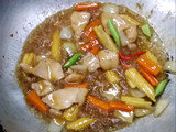 ไก่ผัดยอดข้าวโพด