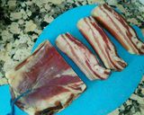 Foto del paso 1 de la receta Panceta frita de Cuenca para tapeo