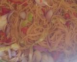 A picture of step 3 of Sphagyaty jollof.