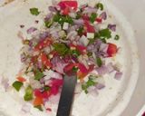A picture of step 2 of Kachumber Raita.